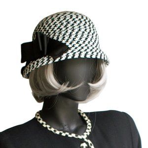 Soft Wool Plaid Hat from Swan Hats Size OS